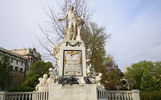 Mozart monument Vienna